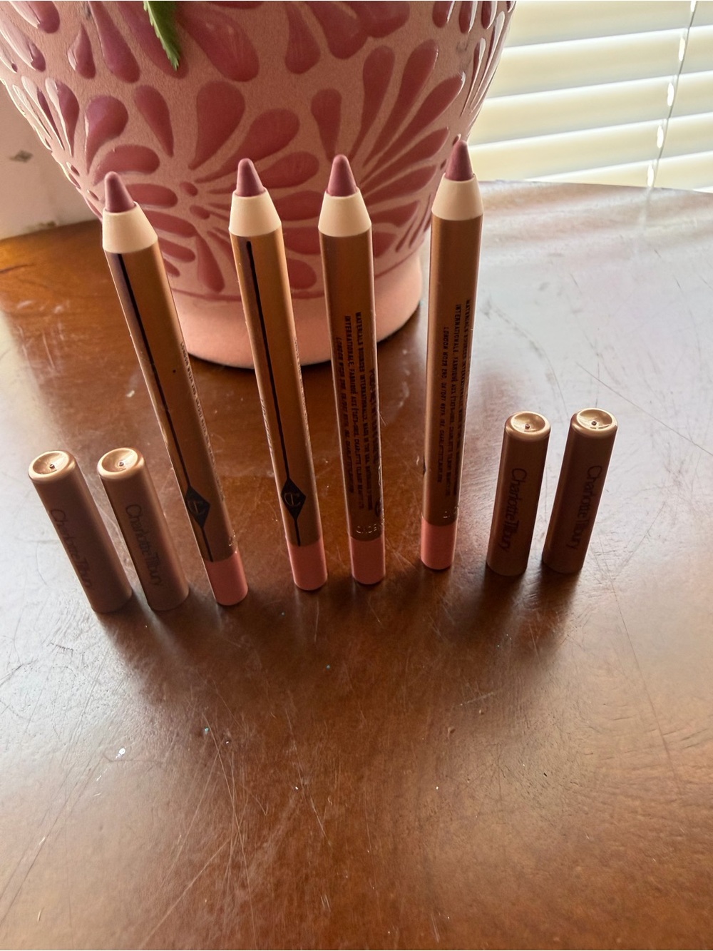Charlotte Tilbury Lip Liners Trio in Dusty Pink